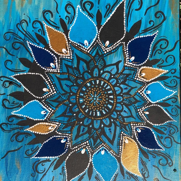 Original painting wall art acrylic on canvas - Picture 8 of 11